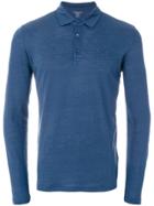 Majestic Filatures Long-sleeve Polo Top - Blue