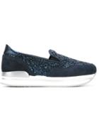 Hogan Glitter Slip-on Sneakers