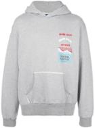 Simon Miller Battery Print Distressed Hoodie - Grey