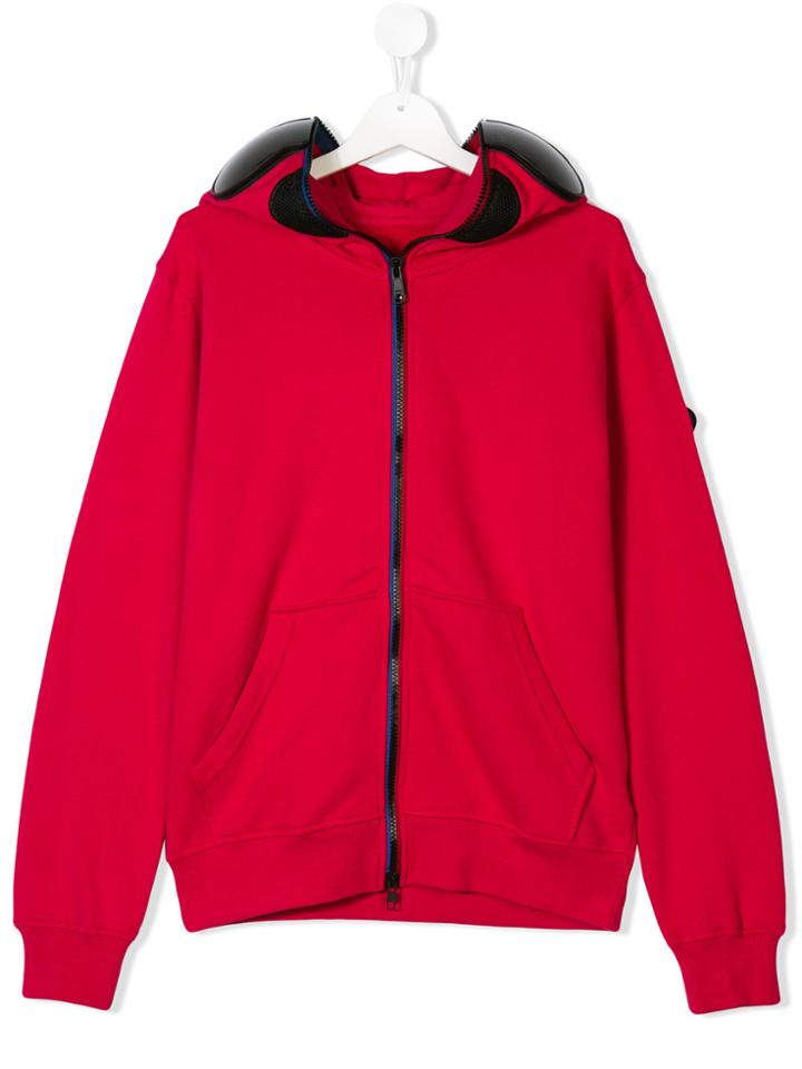 Ai Riders On The Storm Kids Zipped Hoodie - Pink & Purple