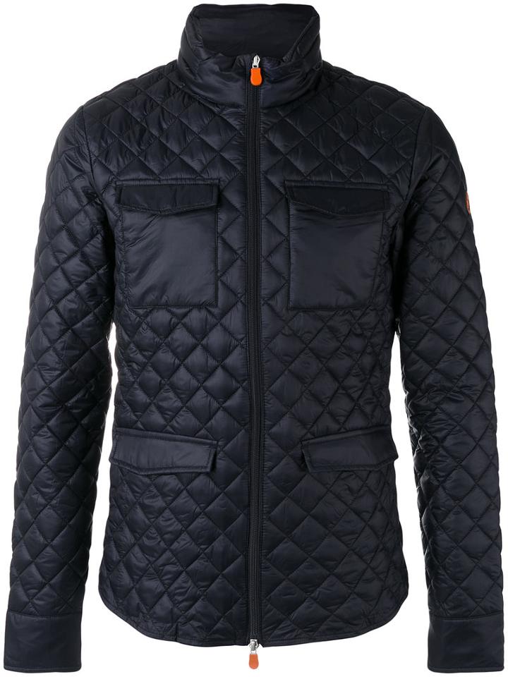Save The Duck Quilted Jacket, Men's, Size: Xl, Blue, Polyester/nylon