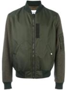 Dondup Classic Bomber Jacket, Men's, Size: 46, Green, Polyamide/polyester