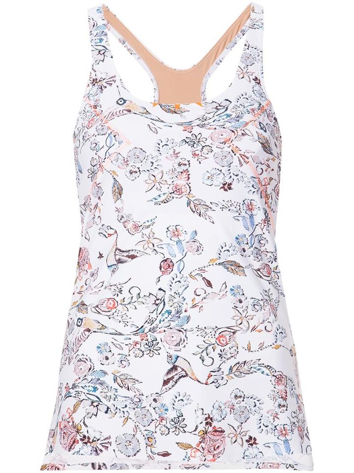 Lucas Hugh Floral Print Technical Vest