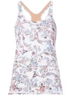 Lucas Hugh Floral Print Technical Vest