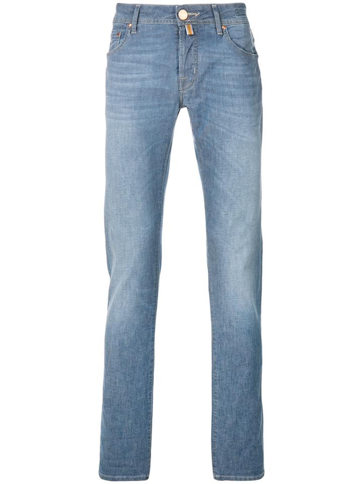 Jacob Cohen Bandana Pocket Slim Fit Jeans - Blue