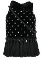 Parlor Star Embellished Tote Bag - Black
