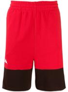 Kappa Contrast Panel Shorts - Red