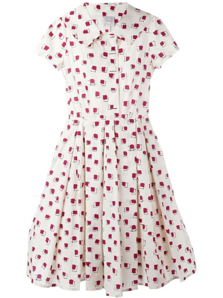 Eggs Retro Inspired Shirt Dress