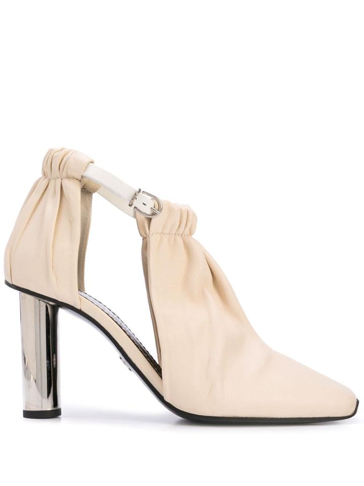 Proenza Schouler Ruched Nappa Booties - White