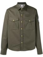Moncler Gamme Bleu Cargo Pocket Shirt, Men's, Size: 1, Green, Cotton