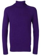 Drumohr Rollneck Jumper - Purple