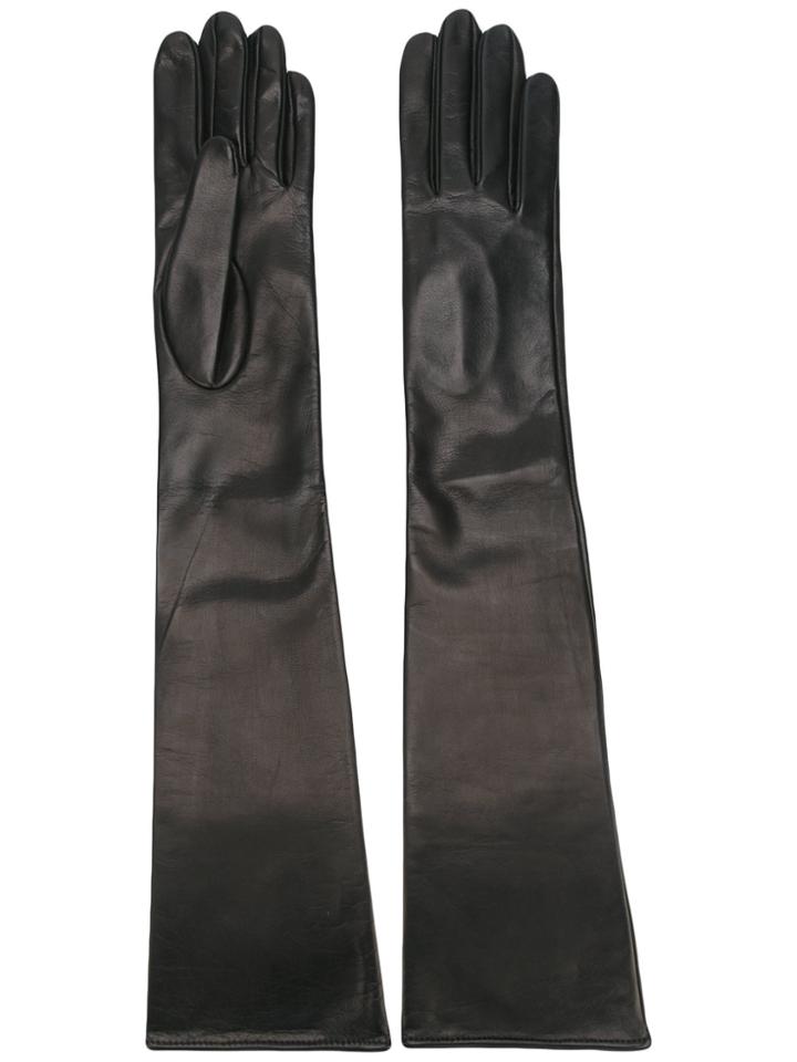 Manokhi Plain Gloves - Black