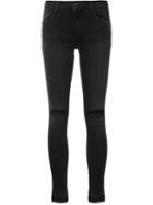 Etienne Marcel Distressed Skinny Jeans, Women's, Size: 24, Black, Cotton/spandex/elastane