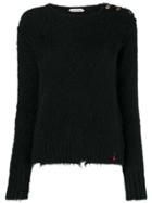 Giacobino Textured Knit Sweater - Black