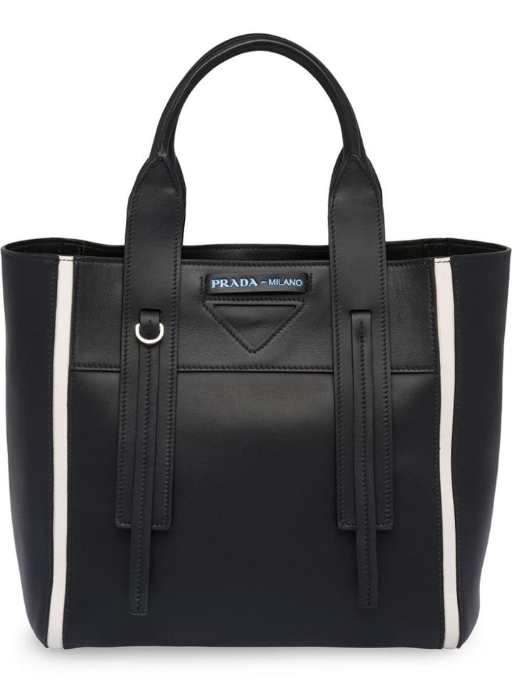 Prada Ouverture Small Tote Bag - Black