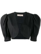Yves Saint Laurent Pre-owned 1980s Cropped Jacket - Black