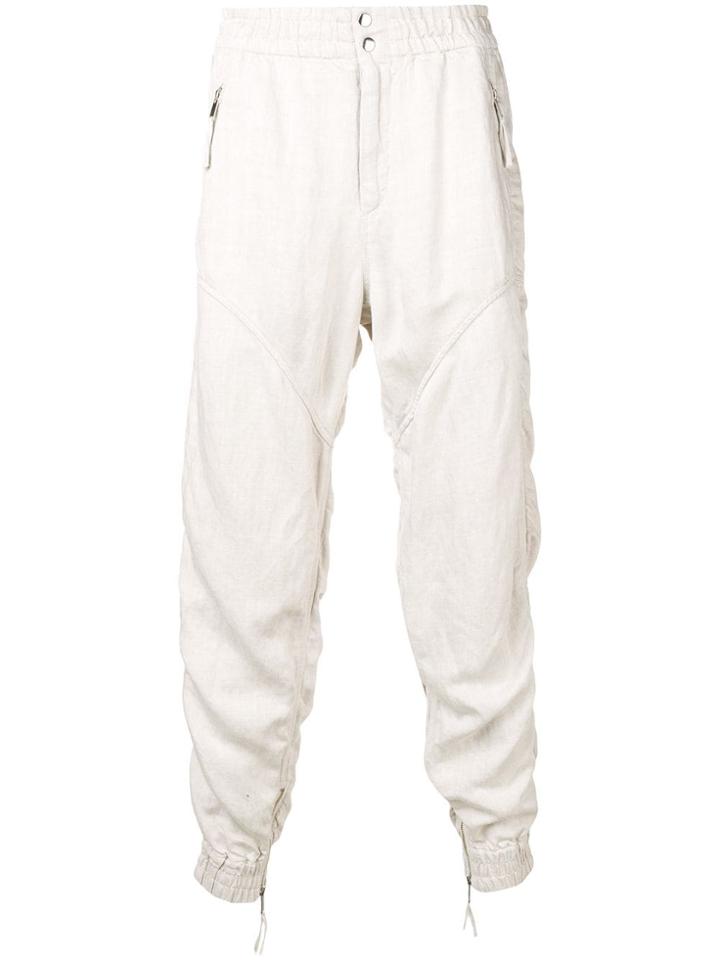 Isabel Marant Gathered Jogger-style Trousers - Neutrals