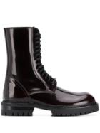 Ann Demeulemeester Lace-up Mid-calf Boots - Red