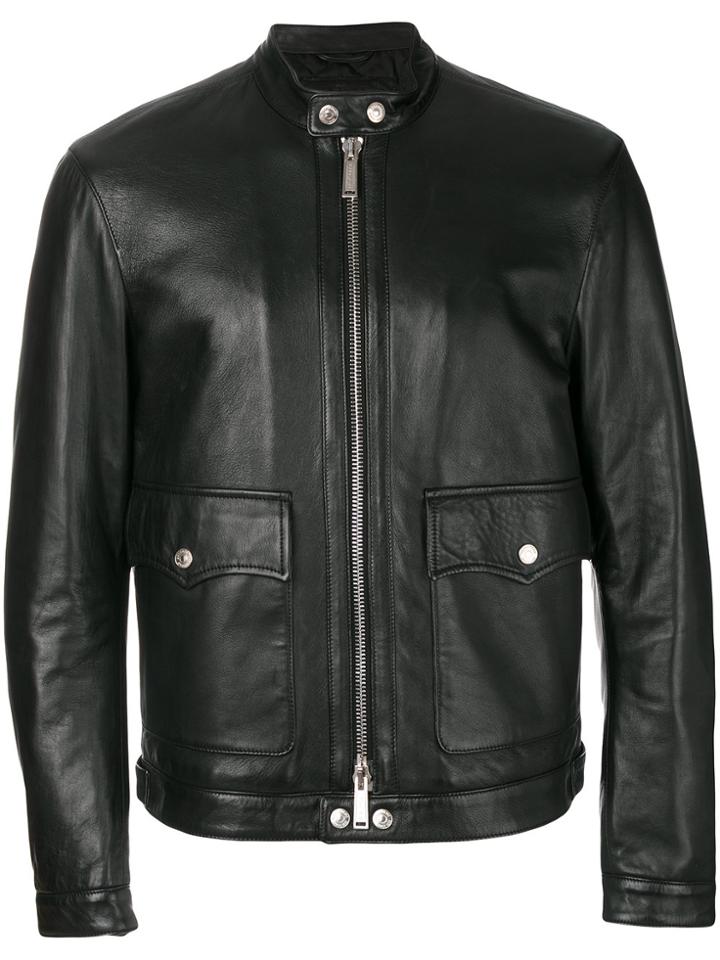 Dsquared2 Cropped Zip-up Jacket - Black