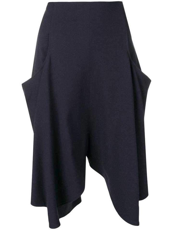 Jw Anderson Cut Out Flared Shorts - Blue