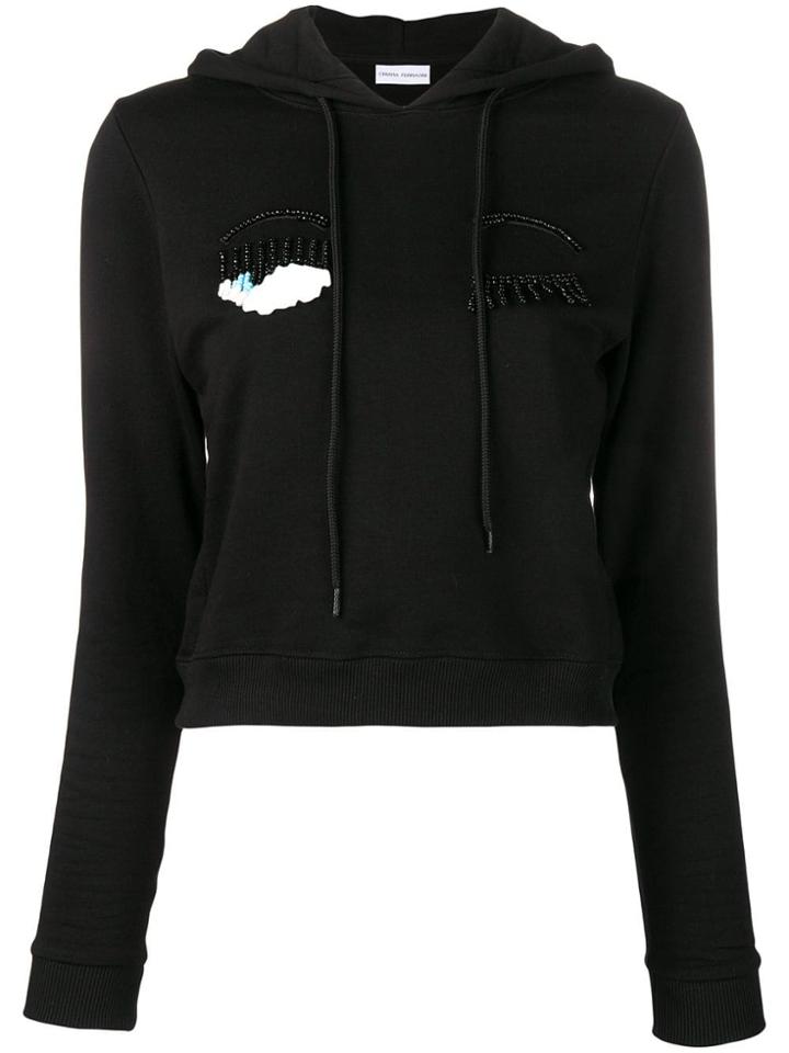 Chiara Ferragni Iconic Eye Hoodie - Black