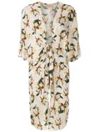 Adriana Degreas Printed Short Kaftan - Multicolour