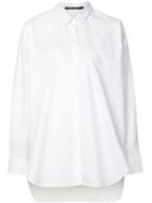 Sofie D Hoore Bloom Contrast Shirt, Women's, Size: 40, White, Cotton