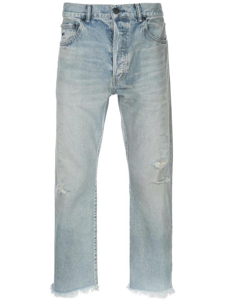 John Elliott Straight Leg Jeans - Blue