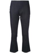 Cinq A Sept Mila Cropped Denim Trousers - Blue