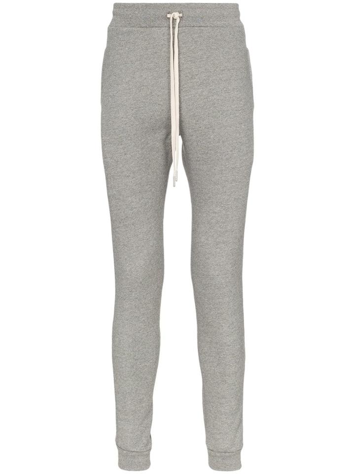 John Elliott Grey Rio Drawstring Cotton Sweat Pants