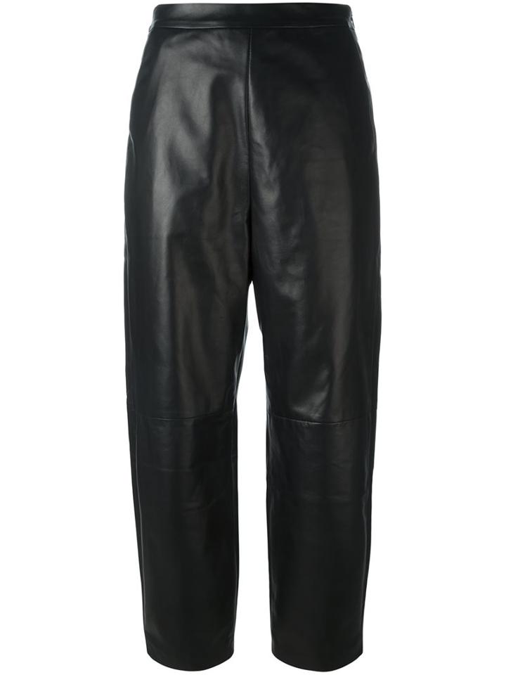 Neil Barrett Leather Cropped Pants
