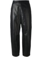 Neil Barrett Leather Cropped Pants