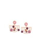 Eshvi 'astro' Earrings, Women's, Pink/purple