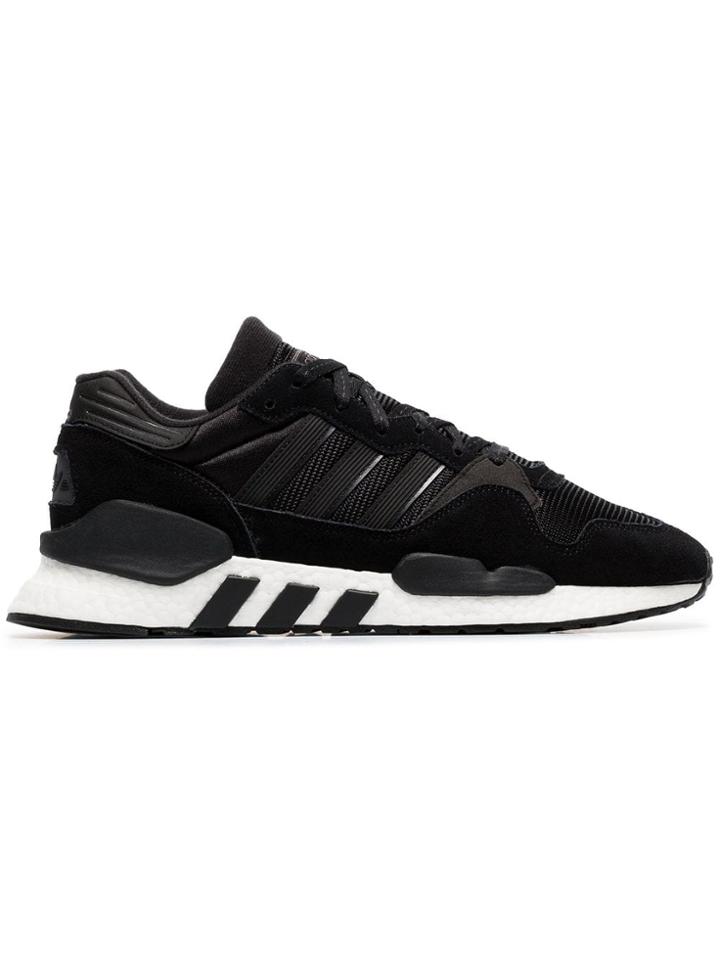 Adidas Black Zx930 Suede Sneakers