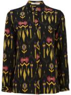 Etro Floral Print Shirt, Women's, Size: 40, Black, Silk