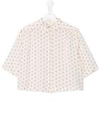 Bellerose Kids Printed Shortsleeved Shirt, Girl's, Size: 16 Yrs, Nude/neutrals
