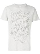 Closed 'love' Print T-shirt - Grey
