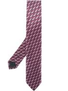 Ermenegildo Zegna Jacquard Tie - Pink & Purple