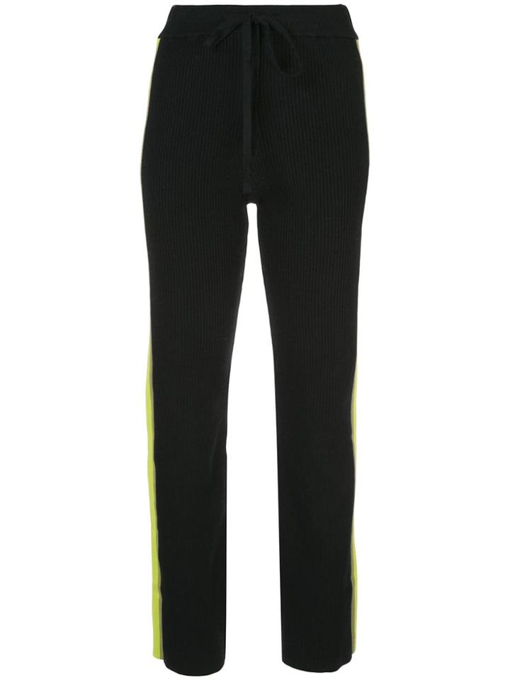 Zoe Jordan Side Stripe Track Trousers - Black