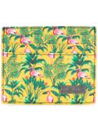 Fefè Flamingo Printed Cardholder - Yellow & Orange