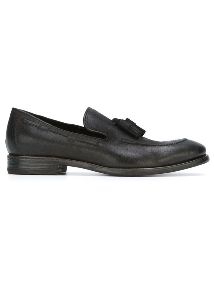 Henderson Baracco Tassel Detail Loafers - Grey