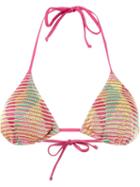 Cecilia Prado Knit Triangle Bikini Top, Women's, Size: Medium, Yellow, Viscose/acrylic