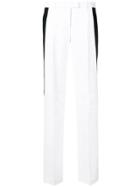 Michael Kors Collection Side Stripe Trousers - White