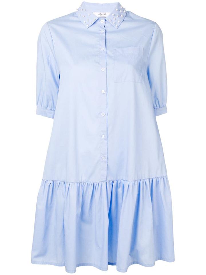 Blugirl Short Shirt Dress - Blue
