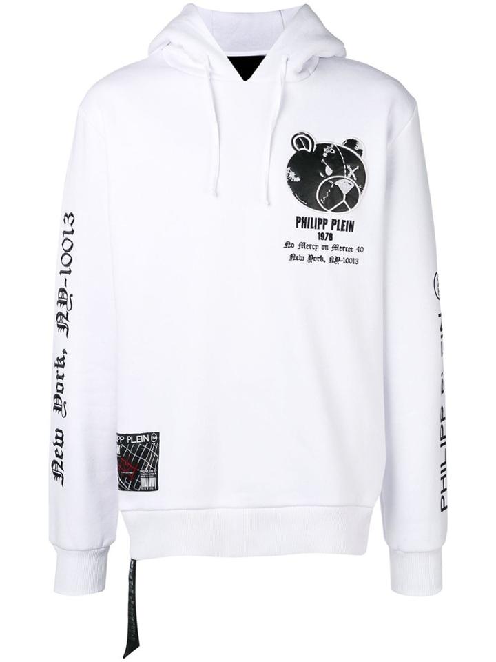 Philipp Plein Mercer St Hoodie - White