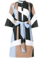 Maison Flaneur Oversized Wrap Dress - Multicolour