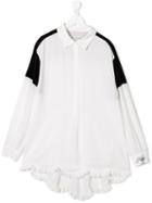 Philosophy Di Lorenzo Serafini Kids Colour Block Shirt - White