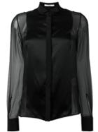 Givenchy Sheer Contrast Panel Shirt