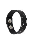 Diesel Bracelet With Paint Spots - Black