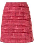 Paule Ka Tweed Mini Skirt - Pink